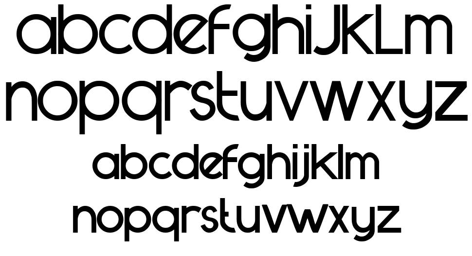 Future Mood font specimens