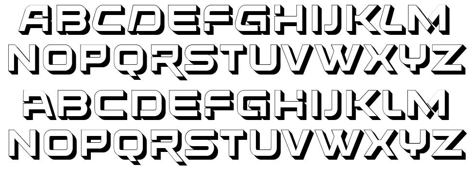 Future Tech font specimens