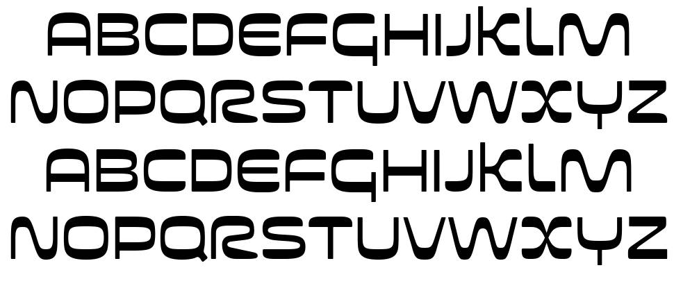 Futurespore font specimens