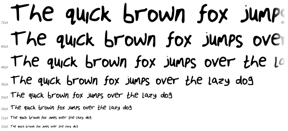 Fuzzy Fontfont waterfall