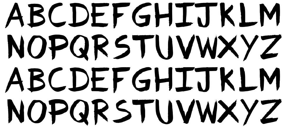 Fvriosa font Örnekler