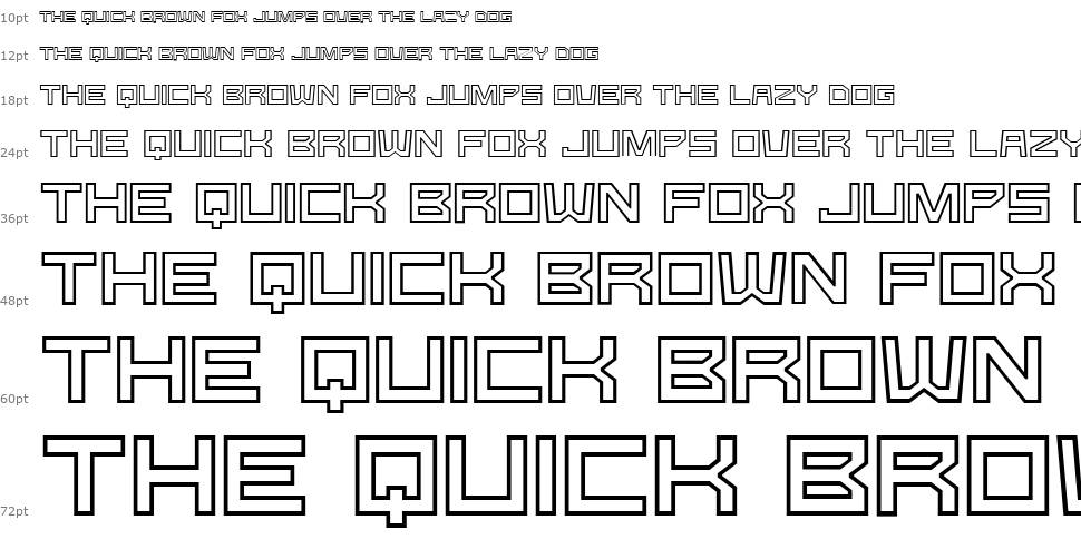 G-Type font Şelale