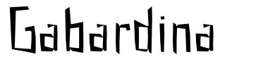 Gabardina 字形