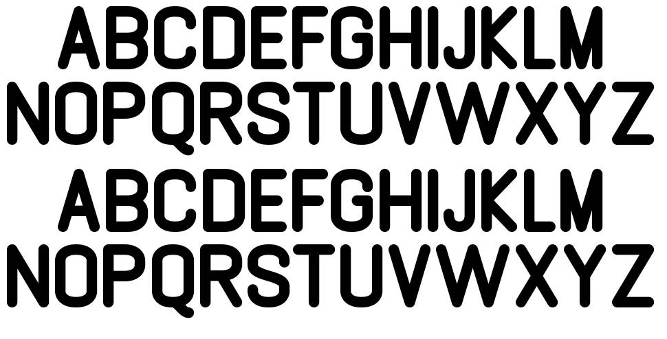 Gaboed font specimens
