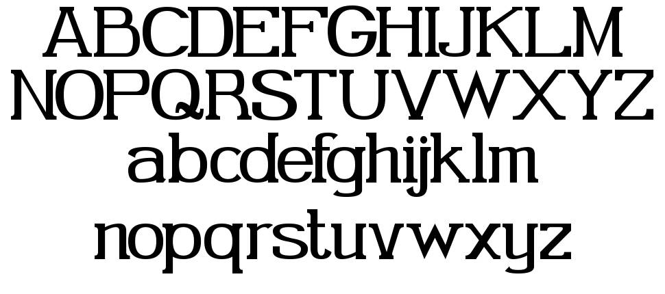 Gabriel Serif fonte Espécimes
