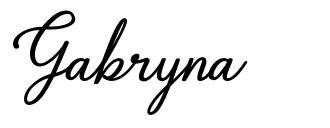 Gabryna шрифт