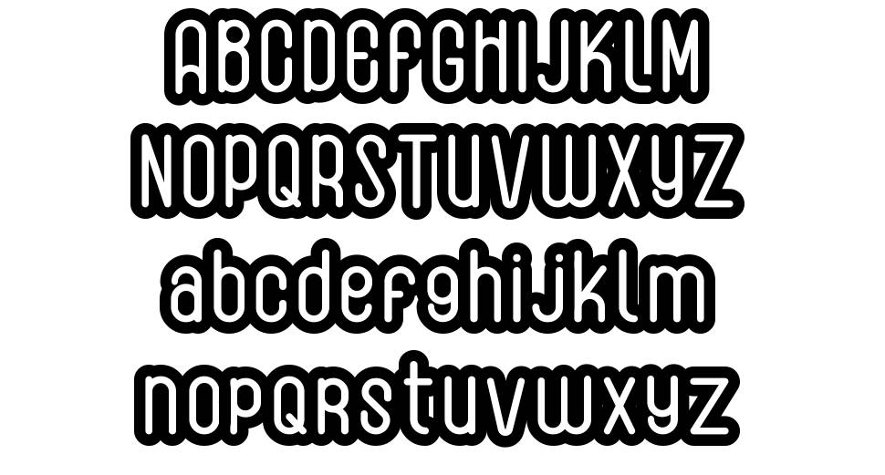 Gadrey Shadow font specimens