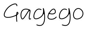 Gagego font