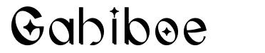 Gahiboe шрифт