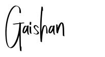 Gaishan 字形