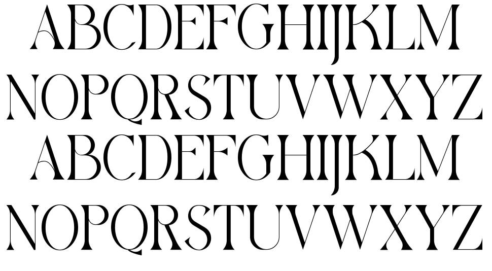 Gaistro font specimens