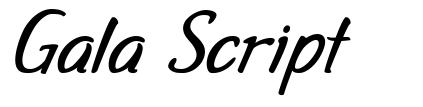 Gala Script font