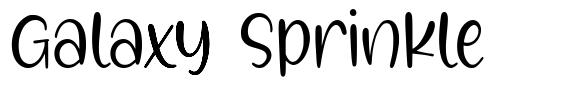 Galaxy Sprinkle font