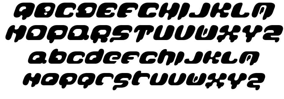 Galaxy Tail font Örnekler