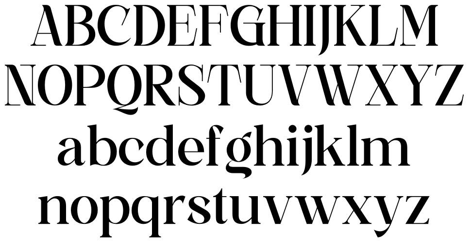 Galgine font specimens