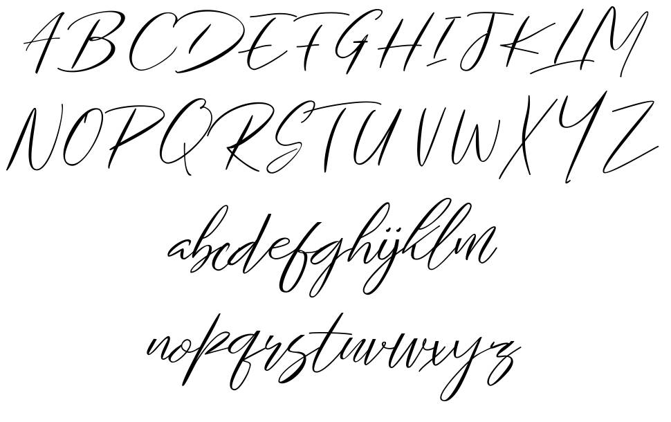 Gallactica font Örnekler