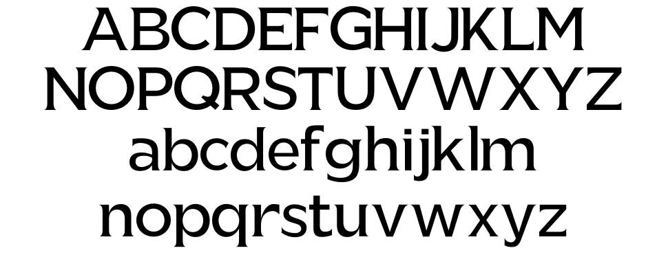Gallmore Slab font Örnekler