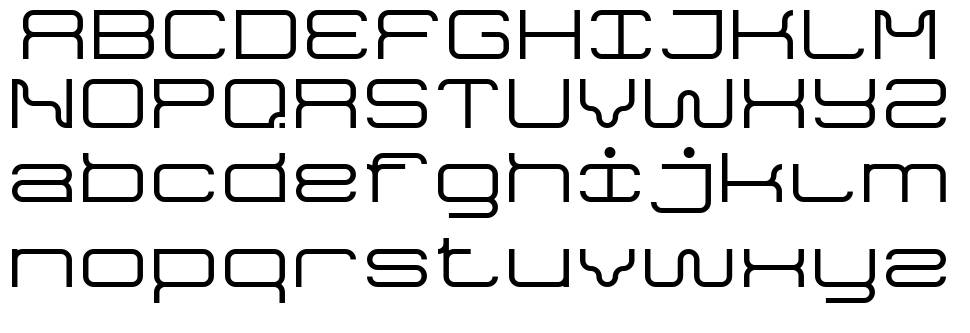 Game Font 7 font specimens