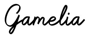 Gamelia шрифт