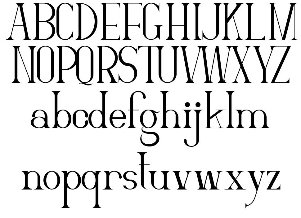 Gamiela font specimens