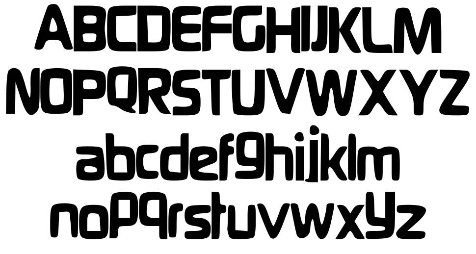 Gamma Ray font specimens