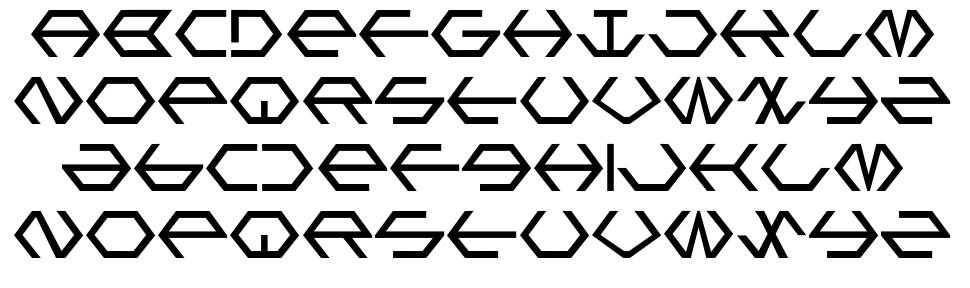 Gamma Sentry font Örnekler