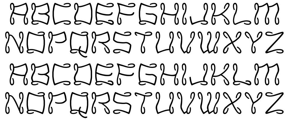 Gandhara 字形 标本