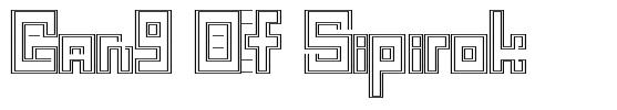 Gang Of Sipirok шрифт