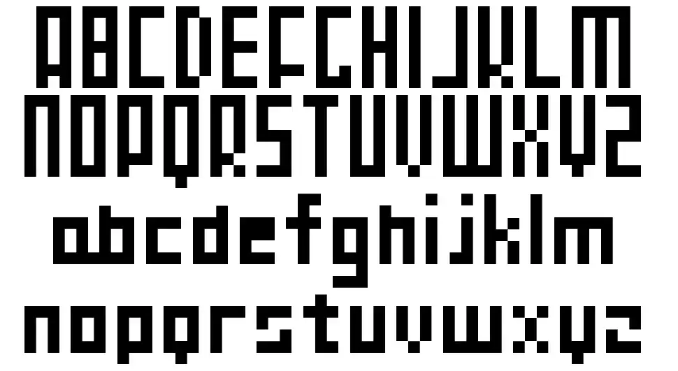Gang Small Yuxianfont specimens