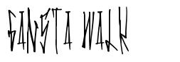 Gansta Walk шрифт