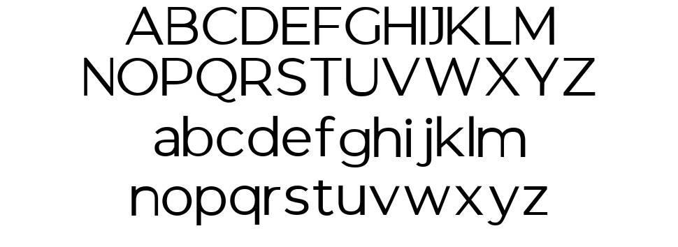 Gantic font Örnekler