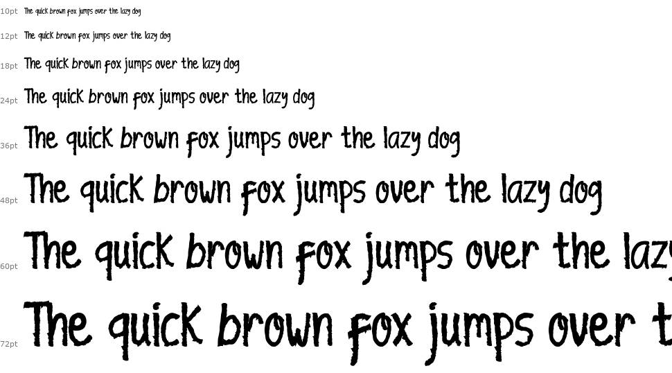 Garan Fox шрифт Водопад