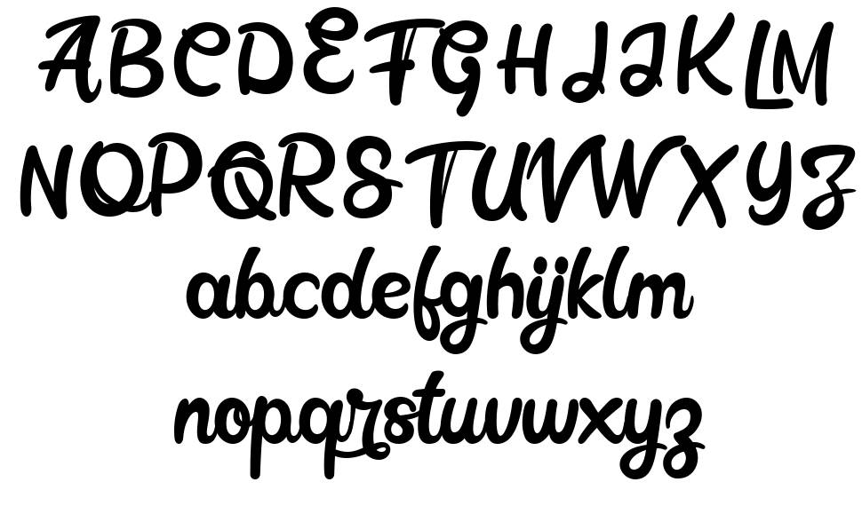 Garatlo font Örnekler