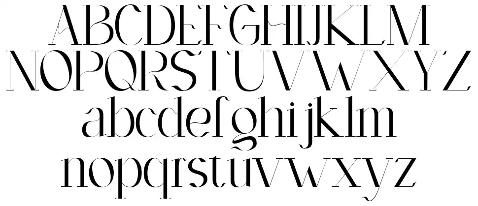 Garetc font specimens