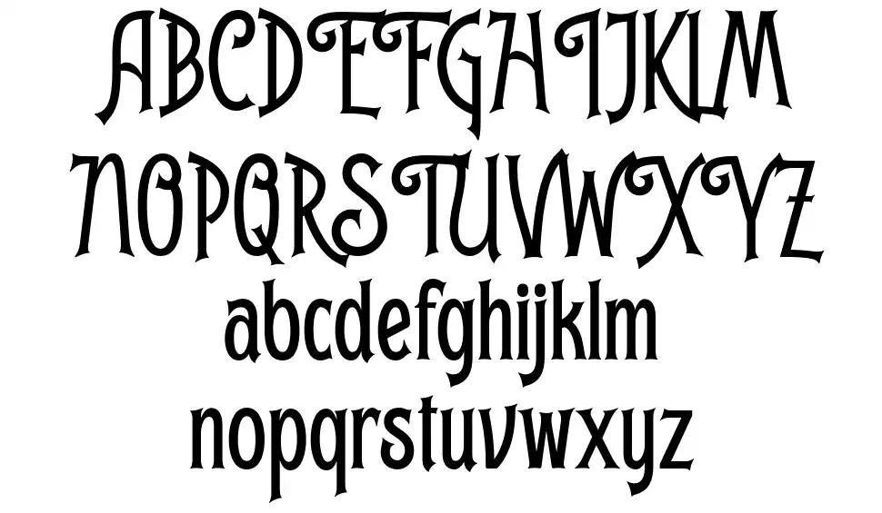 Garmouth Display font specimens