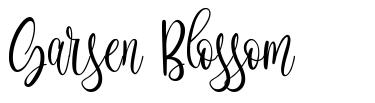 Garsen Blossom шрифт