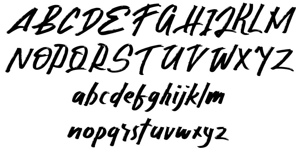 Gasela フォント 標本