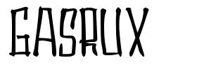 Gasrux шрифт