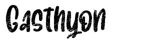 Gasthyon шрифт