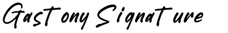 Gastony Signature font