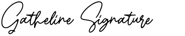 Gatheline Signature