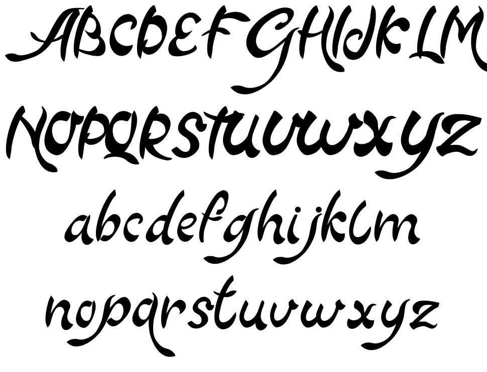 Gathira font Örnekler