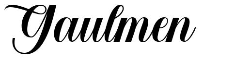 Gaulmen font