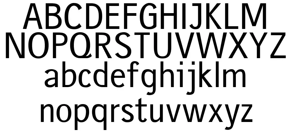 Gausshaussfont specimens