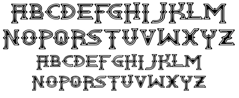 Gawain font specimens