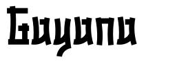 Gayana 字形