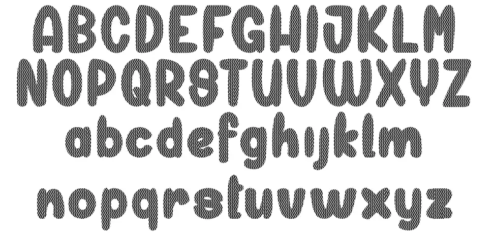 Gazebo Bamboo font specimens