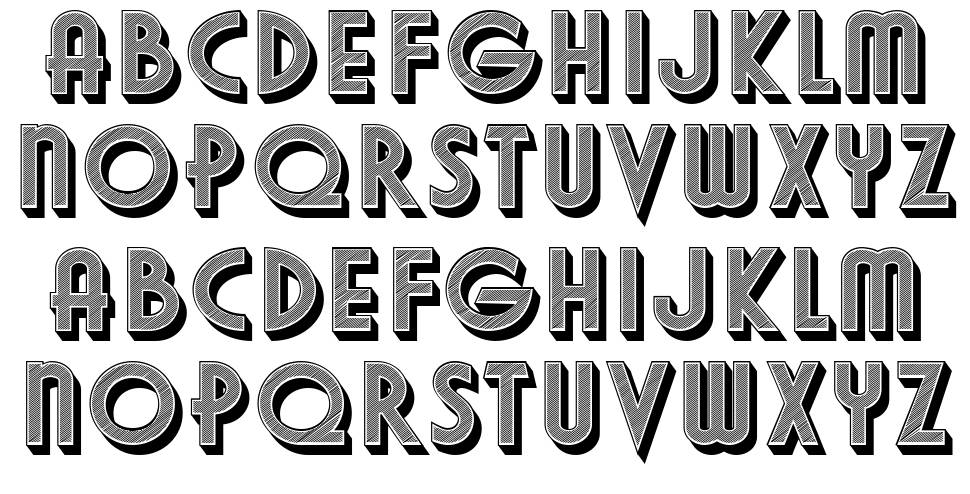 Gazelle font specimens