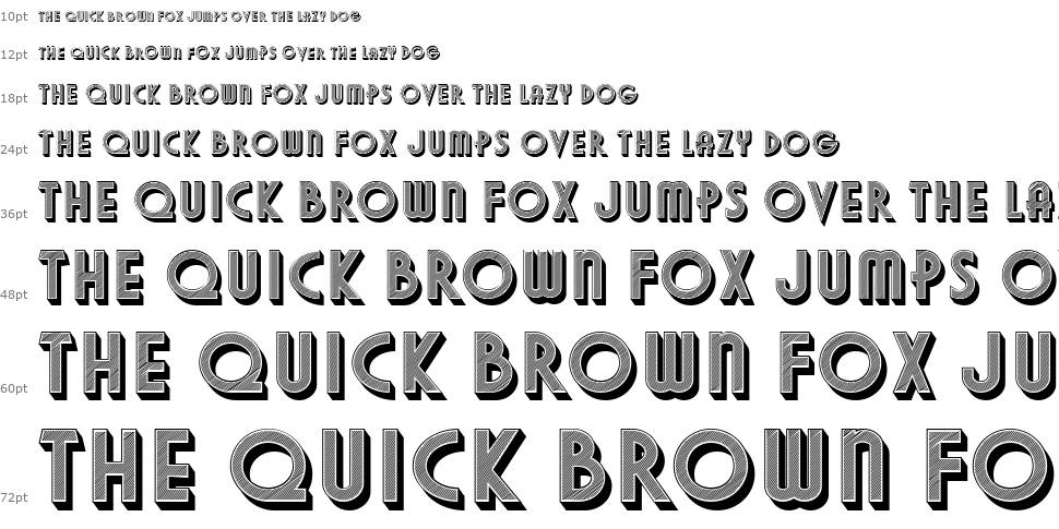 Gazelle font Waterfall