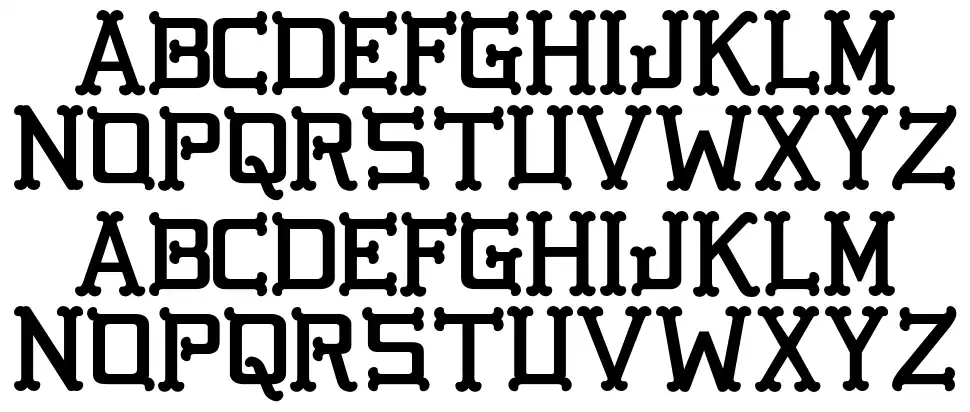 GB Golden Bones font